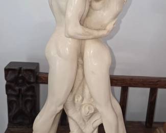 A. Santini "LOVERS" or "THE KISS" Sculpture