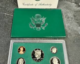 1996 S United States of America Official US Mint PROOF COINS Set