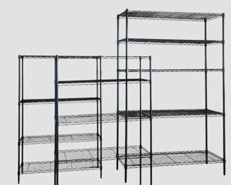 Black Wire Shelving