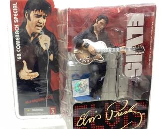  2004 MCFARLANE TOYS ELVIS PRESLEY 68â€™ COMEBACK SPECIAL DOLL, IN ORIGINAL PACKAGE