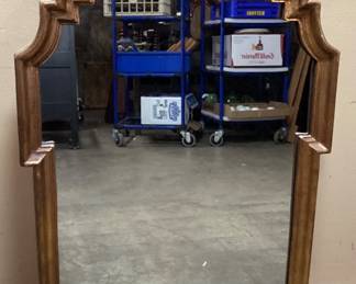 GOLD GILT HOLLYWOOD REGENCY STYLE MIRROR 24x44