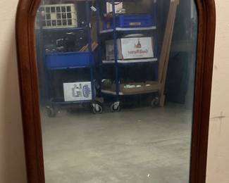 ANTIQUE WOODEN MIRROR 23x40. No shipping. Pickup only