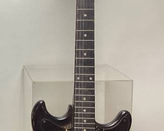 VTG. BLACK HARMONY H-804 SOLID BODY 6 STRING ELECTRIC GUITAR