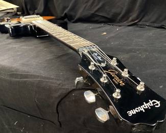 2012 LES PAUL JUNIOR VTG. SUNBURST EPIPHONE 6 STRING ELECTRIC GUITAR