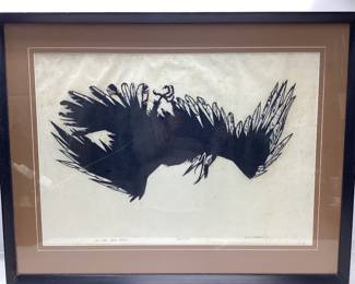 3 R.B DANCE SIGNED AND NUMBERED PRINTS ARTIST PROOF SILVER LAKE SUMMER 1/25, AS THE CROW FLIES, THE RESIDENTS 75/900