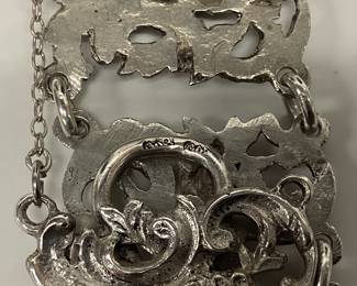 ANTIQUE 800 SILVER RENAISSANCE REVIVAL BRACELET BEAUTIFUL ORNATE FRAMEWORK WEIGHING 43.16 GRAMS