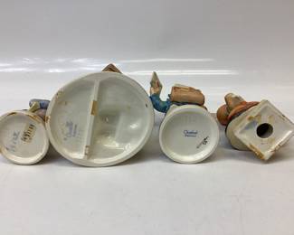 4) VINTAGE GOEBEL HUMMELS Apple boy, out of danger, culprits and autumn harvest