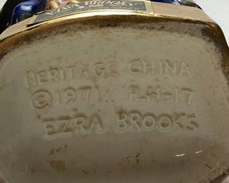 1979 EZRA BROOKS PIRATE DECANTER, 12in H