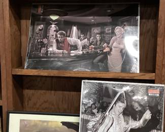 ASSORTED ELVIS POSTERS, ARTWORK, ELVIS HAS LEFT THE BUILDING SIGN NO SHIPPING PICKUP ONLY