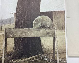 3 SIGNED R.B DANCE PRINTS SINGLE BROTHERS HOUSE AND BAGGE HOUSE OLD SALEM #29/100 AND HANDYS WHEEL #1/500