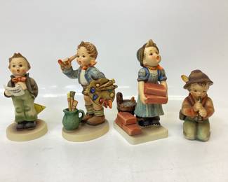  4) VTG GOEBEL HUMMELS Little tooter, the builder, the artist, and soloist