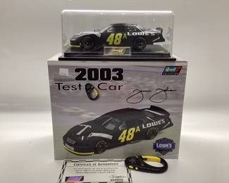 REVELL COLLECTION JEFF GORDON 1999 DUPONT AUTOMOTIVE FINISHES AND 2003 JIMMY JOHNSON TEST CAR