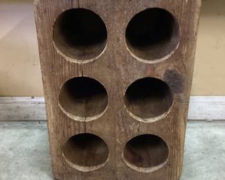 3PC LOT. VINE RIDDLING RACK, VTG. ART, DOLL HOUSE, No shipping pickup only