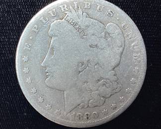 1880-O MORGAN SILVER DOLLAR