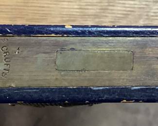 VTG. SHAW FURNITURE CO CHINOISERIE BLACK LAQUER BED SET, 2 DOUBLE BEDS, GLASS TOP CHEST OF DRAWERS w MIRROR NO SHIPPING PICKUP ONLY