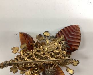 VINTAGE MIRIAM HASKELL JEWELRY EARRINGS, HAT PINS, BROOCHES, NECKLACES