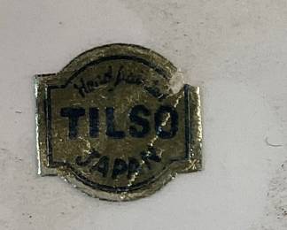 TILSO JAPAN HAND PAINTED HOME SWEET HOME DUSTPAN WALL POCKET PLANTER