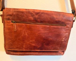 Leather Messenger Bag