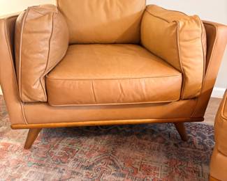 West Elm Zander Leather Chair