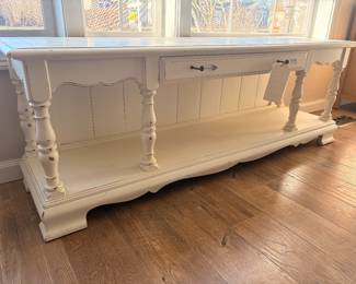 Painted Oak Media Stand