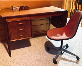 Erik Buch teak drop leaf desk  Denmark 