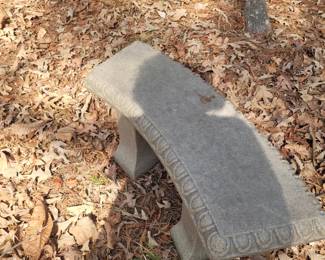 Lots of concrete benches