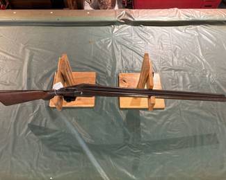 12 gauge Ithaca hammerless double barrel