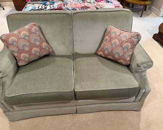 Vintage Velvet Loveseat 