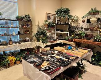 Room of Greenery and Kitchen Items... Men's Clothes, Shoes, and Belts also in this room 