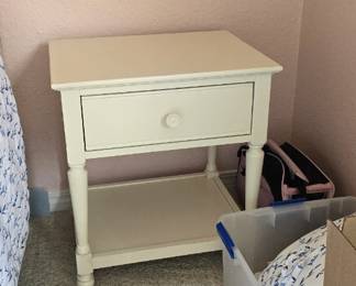 Nightstand goes with one other Nightstand and dresser.