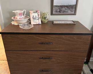 Pair of Vintage 3 Drawer Chests (1 of 2)