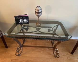 Brass & Glass Coffee Table