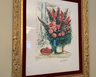 Framed and Numbered Marc Chagall
