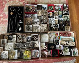 Jewelry - Lots of Costume, Some Sterling Silver
