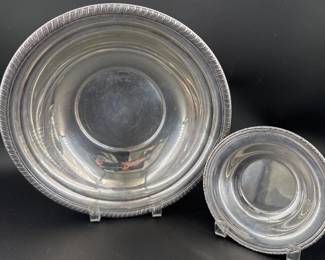 Sterling serving bowls