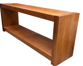 Sleek cherrywood Modern console table