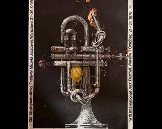 Desirable 1976 Warsaw Jazz Festival poster (unframed)