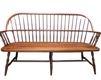 Cherry Windsor style bench