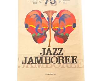 Edward Jedrzejkowski Warsaw Jazz unframed poster