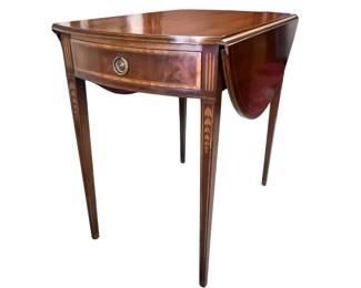 Federal style inlaid Pembroke table