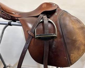 Vintage German saddle