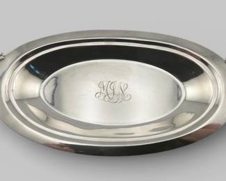 Engraved Black, Starr and Gorham sterling tray