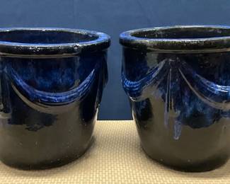 2 Blue Pottery