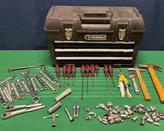 Kobalt Toolbox With Misc Tools