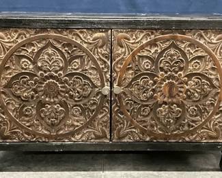 Black And Gold Cabinet