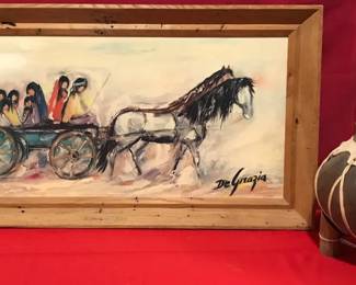 005 Ted DeGrazia Painting pottery