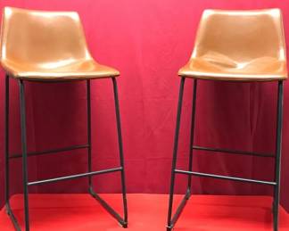 Two Brown Stools