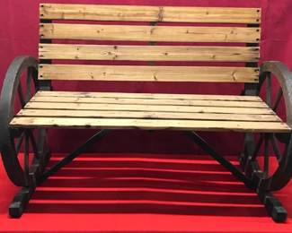 006 Western Wood Bench