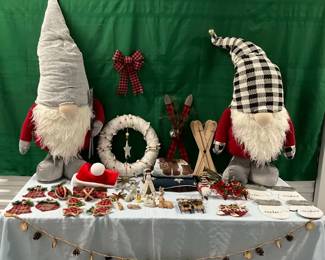 Large Gnomes With Christmas Accessories