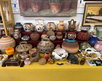 Indian pottery collection mostly South West